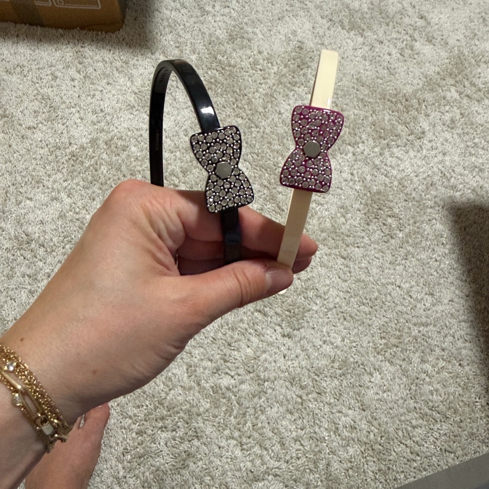 Marc by Marc Jacobs Crystal Bow Headbands